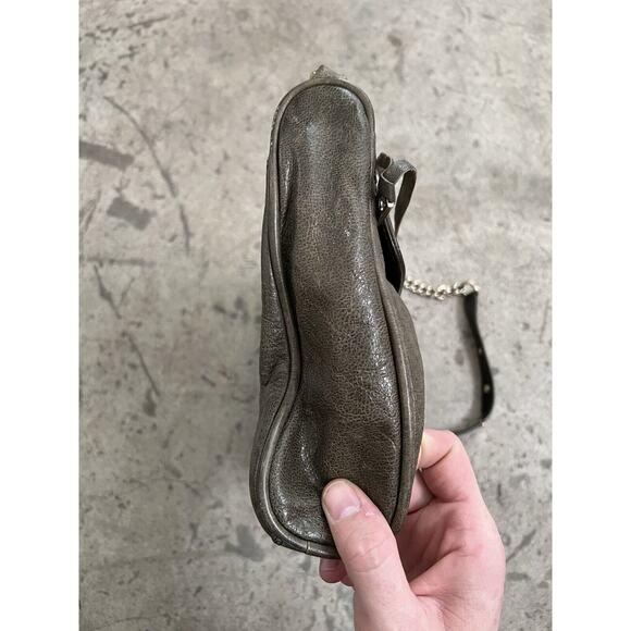 REBECCA MINKOFF MAC Dark Olive Military Green‎ Leather Crossbody Bag - Picture 11 of 13